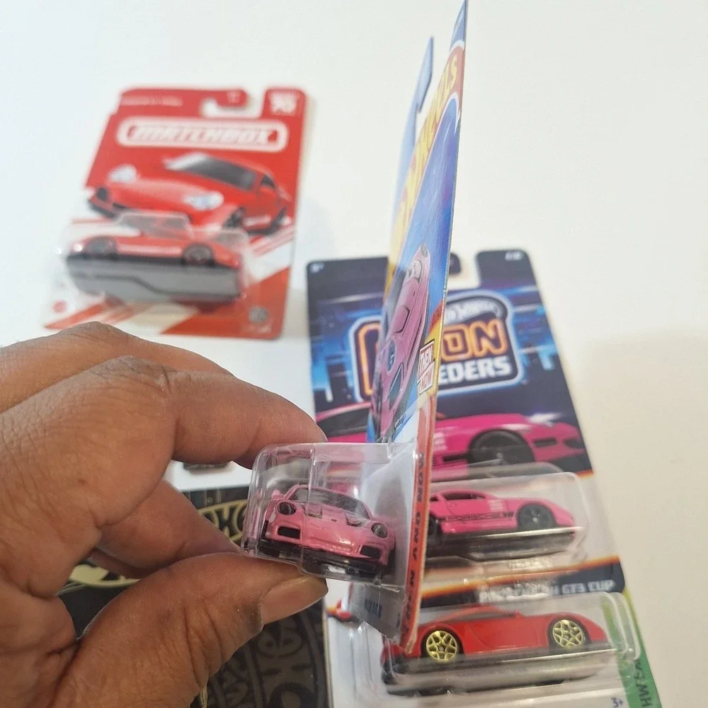 Hot Wheels Porsche 6 Cars Neon Speeders/ Matchbox‎ Target Red/ 55th Anniversary